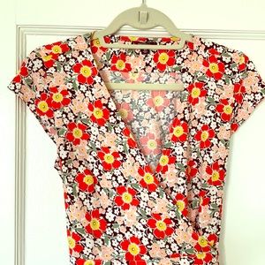 J Crew Mercantile maxi wrap dress NWOT size XS